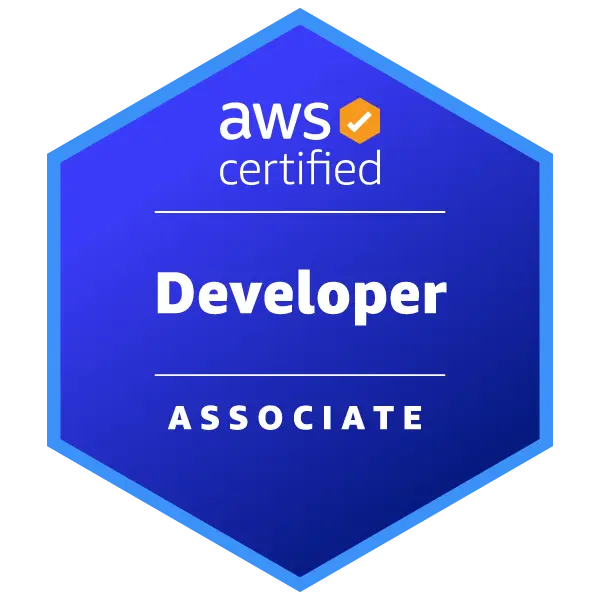 aws developer associate certified logo